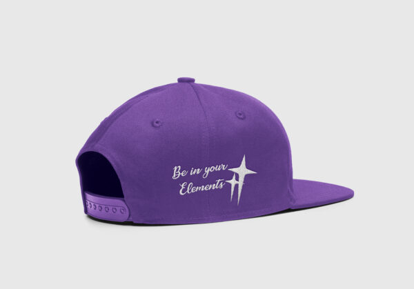 hemotions snapback cap purple