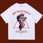 trapped white hemotions t shirt