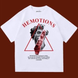 trapped white hemotions t shirt